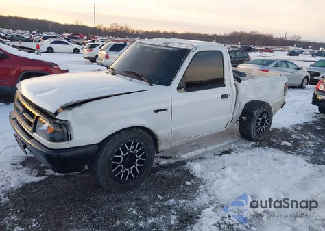 1997 Ford Ranger Splash/Xl/Xlt from USA, damaged, VIN 1FTCR10AXVTA50914